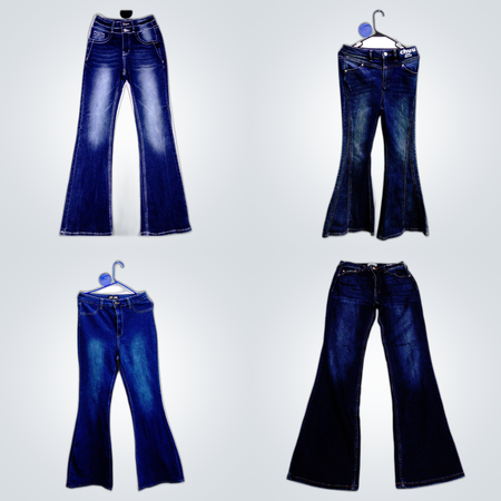 Ensemble de Jeans Évasés - Cleo + Wolf, Chuu et Plus