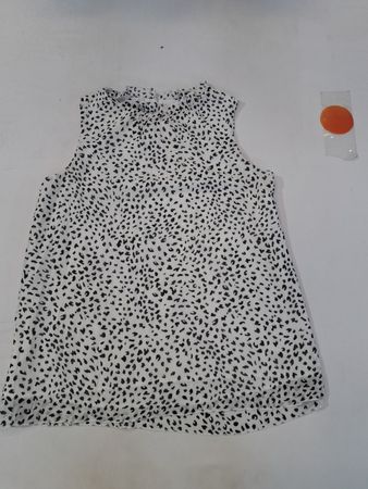 Robe à pois sans manches pour femmes