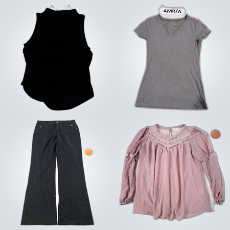 Ensemble de mode : BELLE SKY, FOREVER 21, Gitano et plus - Lot mixte de 10 pièces