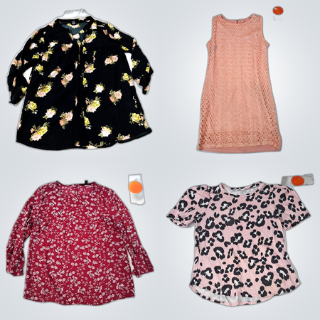 Designer & Trendy Women's Bundle: 10 Pc Mix of Blouses, Dresses & Tops from NAERSI, Banana Republic, Stella McCartney & More