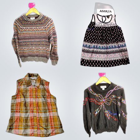 Banana Republic, Calvin Klein & More Printed Tops & Sweaters Bundle