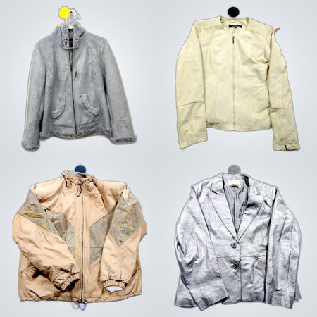 Ensemble de vestes en cuir et en daim - Doncaster, Lafayette 148 et plus