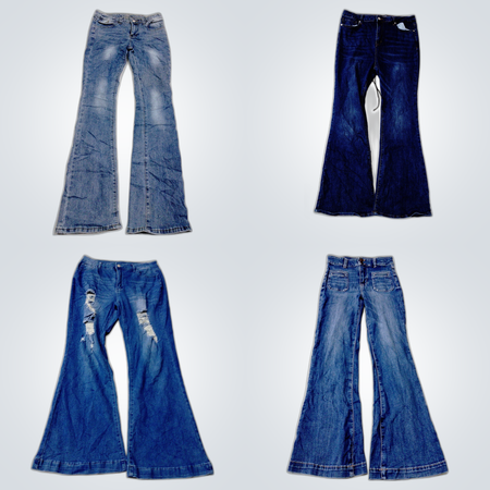 Gently Used Flare & Bootcut Jeans Bundle - Lee, American Eagle, Vera & More
