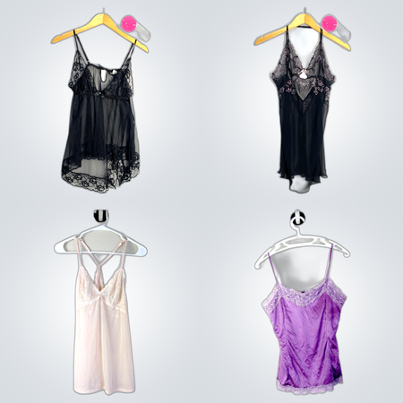 Luxus Spitze & Seiden-Camisole Bundle - Victoria's Secret, Frederick's & Mehr