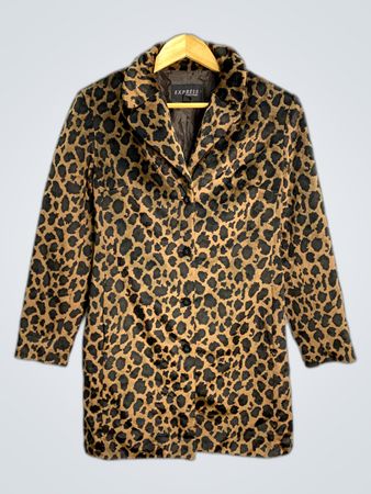 Manteau en imprimé léopard Express