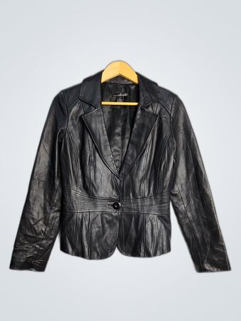 Willi Smith Black Leather Jacket
