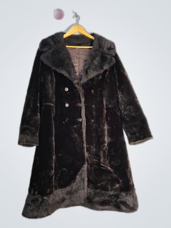 Long Black Fur Coat