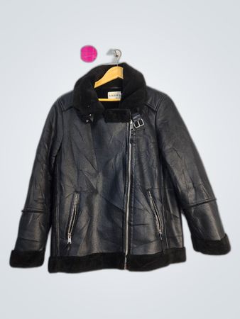 Vigoss Black Leather Jacket