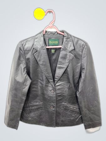 Danier Black Leather Jacket