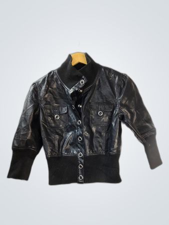 Seductons Black Leather Jacket