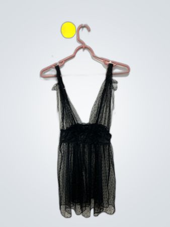 Black Sheer Dress