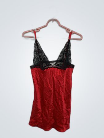 Victoria's Secret Red Lace Satin Camisole