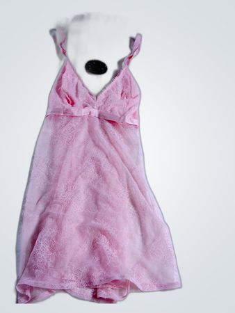 Pink Lace Slip Dress