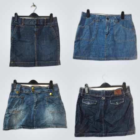 Y2K Denim Mini Skirts