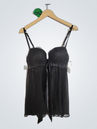 Victoria's Secret Black Lace Babydoll