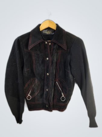 Chaqueta de ante negro Casare Firenze