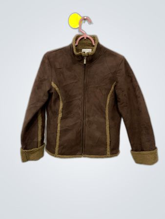 Charter Club Brown Fleece Jacket