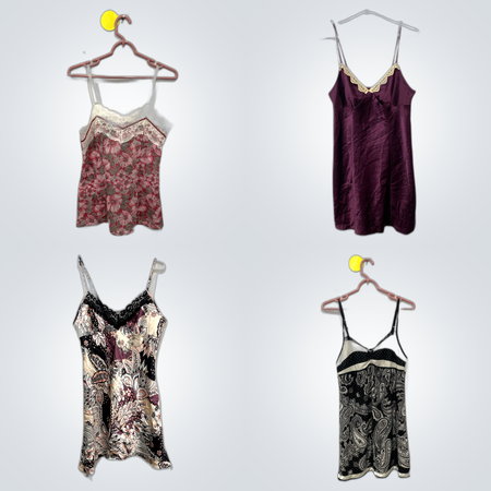 Y2K retro girl cami tops