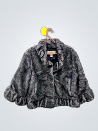 Covington Gray Fur Coat