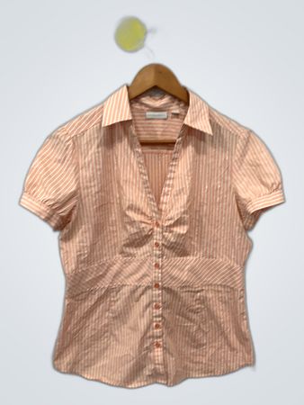Y2K body fitted cotton office shirt's