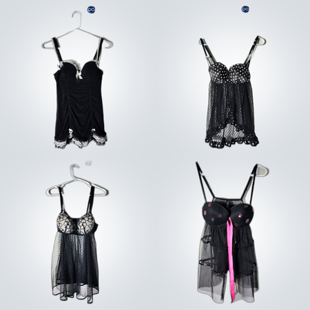 Babydoll romántico Y2K