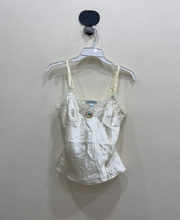 Lace Trim Satin Camisole