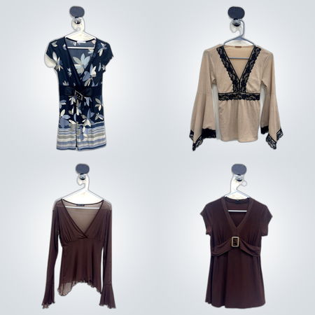 Y2K grunge core mixed tops