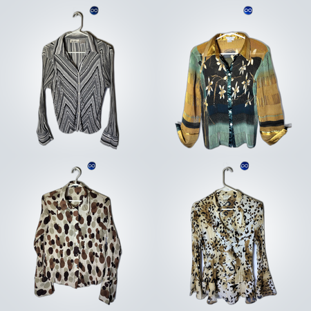 Y2K grunge raffles top's