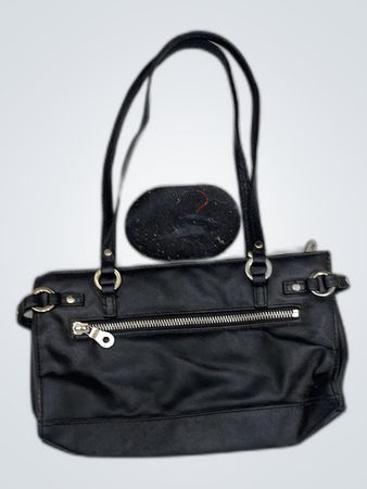 Black Leather Handbag
