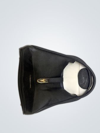Cath Kidston Black Leather Handbag