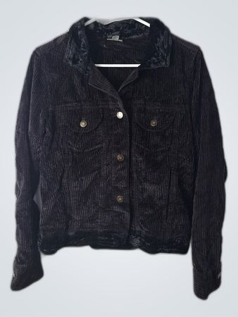 J.Guilo Black Corduroy Jacket