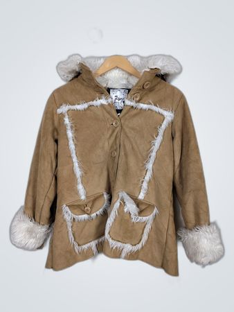 Gap Fur Trimmed Hooded Jacket