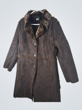 FURDA NEW YORK Brown Fur Coat