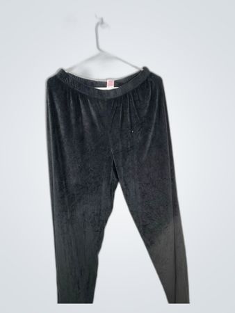 Juicy Couture Black Velour Track Pants