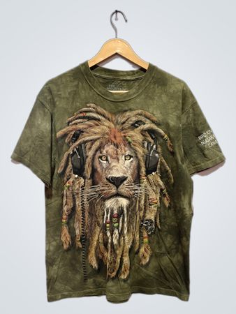 The Mountain Lion with Headphones T-Shirt