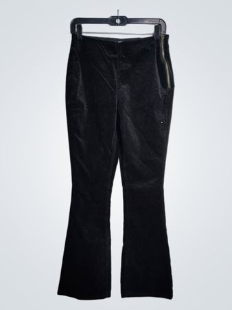 SUZANNE BETRO デニム ブラック コーデュロイ フレア パンツ サイズ 6