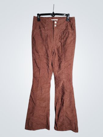 No Boundaries Pantaloni a Zampa d'Elefante in Velluto a Corda