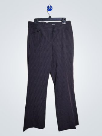 Pantalon habillé à rayures de l'EXPRESS DESIGN STUDIO