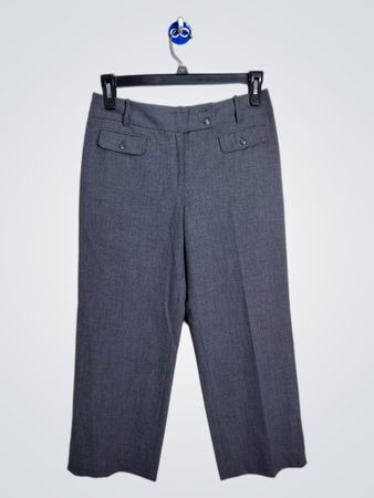 Ann Taylor Graue Caprihosen