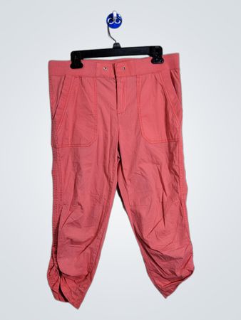 Introdução. Adoro as Calças Capris Coral Esticadas Petite.