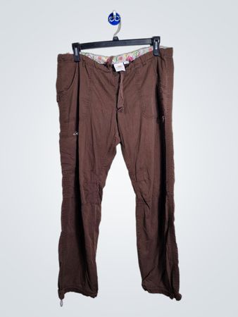 Kathy Ireland Damen Braune Cargo-Hose