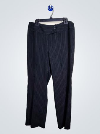 Style & Co. Damen Nadelstreifenhose Größe 10