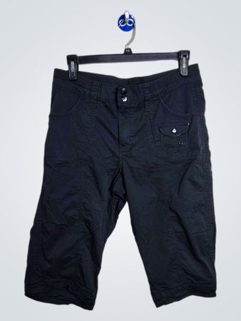 Lee Women's Black Cargo Capri Pants