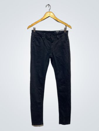 Miss Me Jeans Damen Schwarze Skinny Jeans mit verzierten Taschen