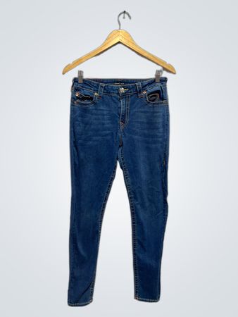 True Religion Annie Curvy Mid Rise Skinny Jeans