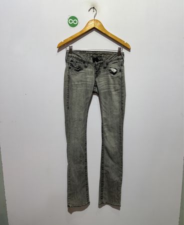True Religion Grauwasch Denim Jeans