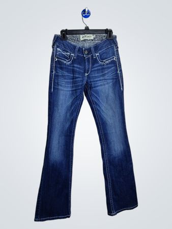 REAL. DENIM レディース ブーツカットジーンズ