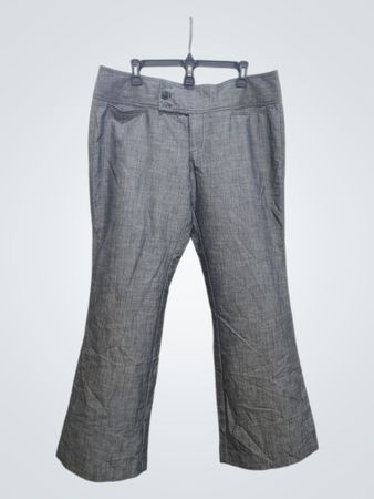 Calças de vestido em corte bootcut cinza Maurices