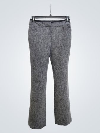 BCX Damen Graue Tweed Bootcut-Hose