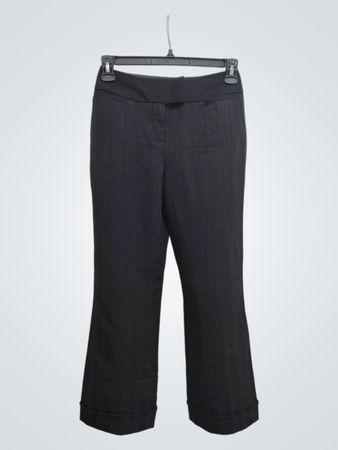 Cato Girls Black Pinstripe Flare Dress Pants Size 14